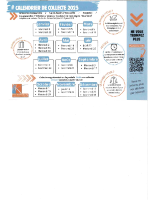 CALENDRIER 2025 DECHETS