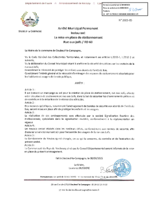 ARRETE 2025-05-tampon